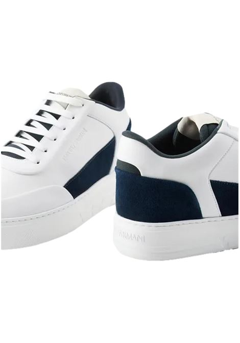 Sneakers in pelle con logo laterale EMPORIO ARMANI | Sneakers | X4X645 XN958T437